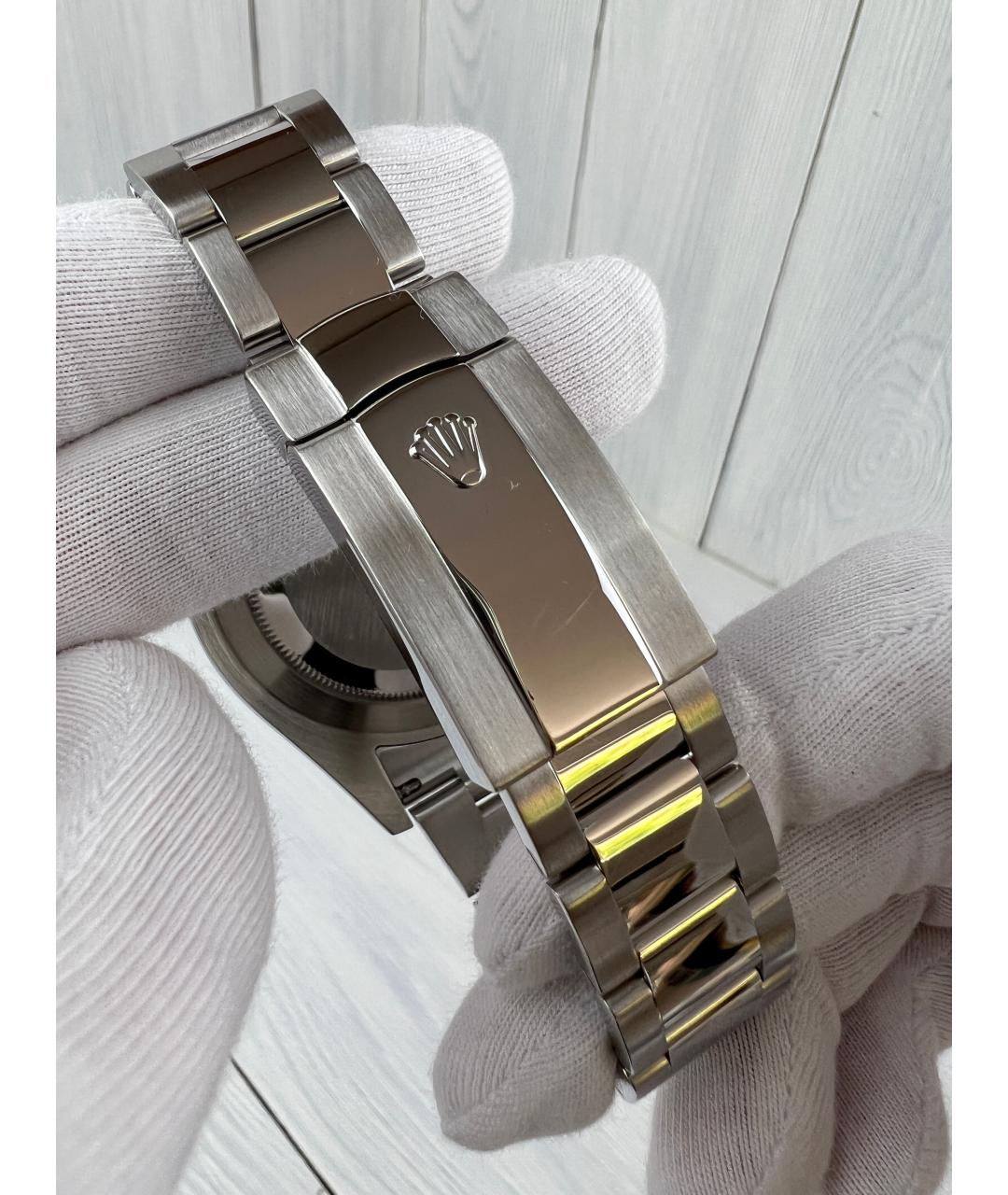 ROLEX Серебряные металлические часы, фото 4