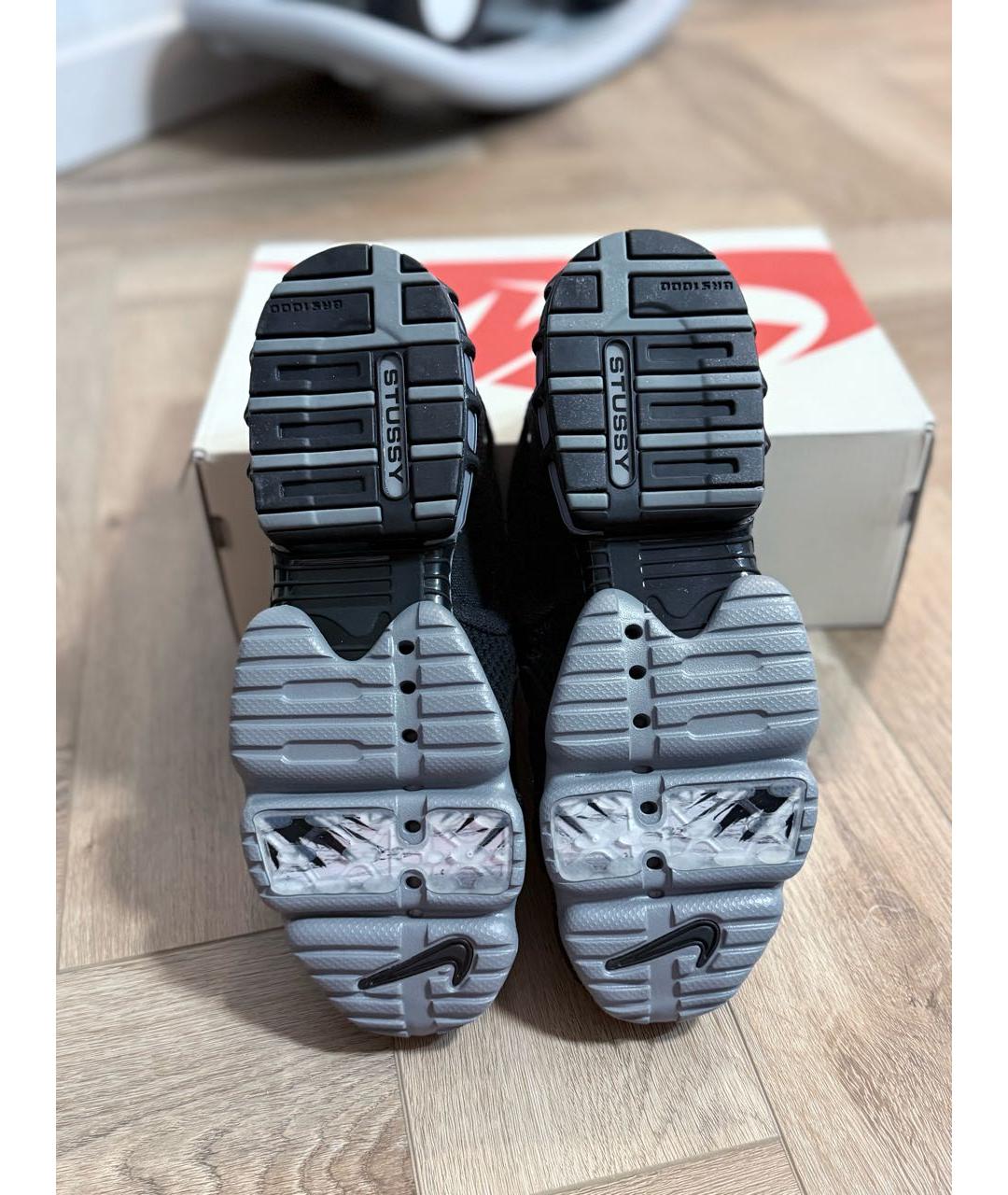 NIKE Черные текстильные низкие кроссовки / кеды, фото 6