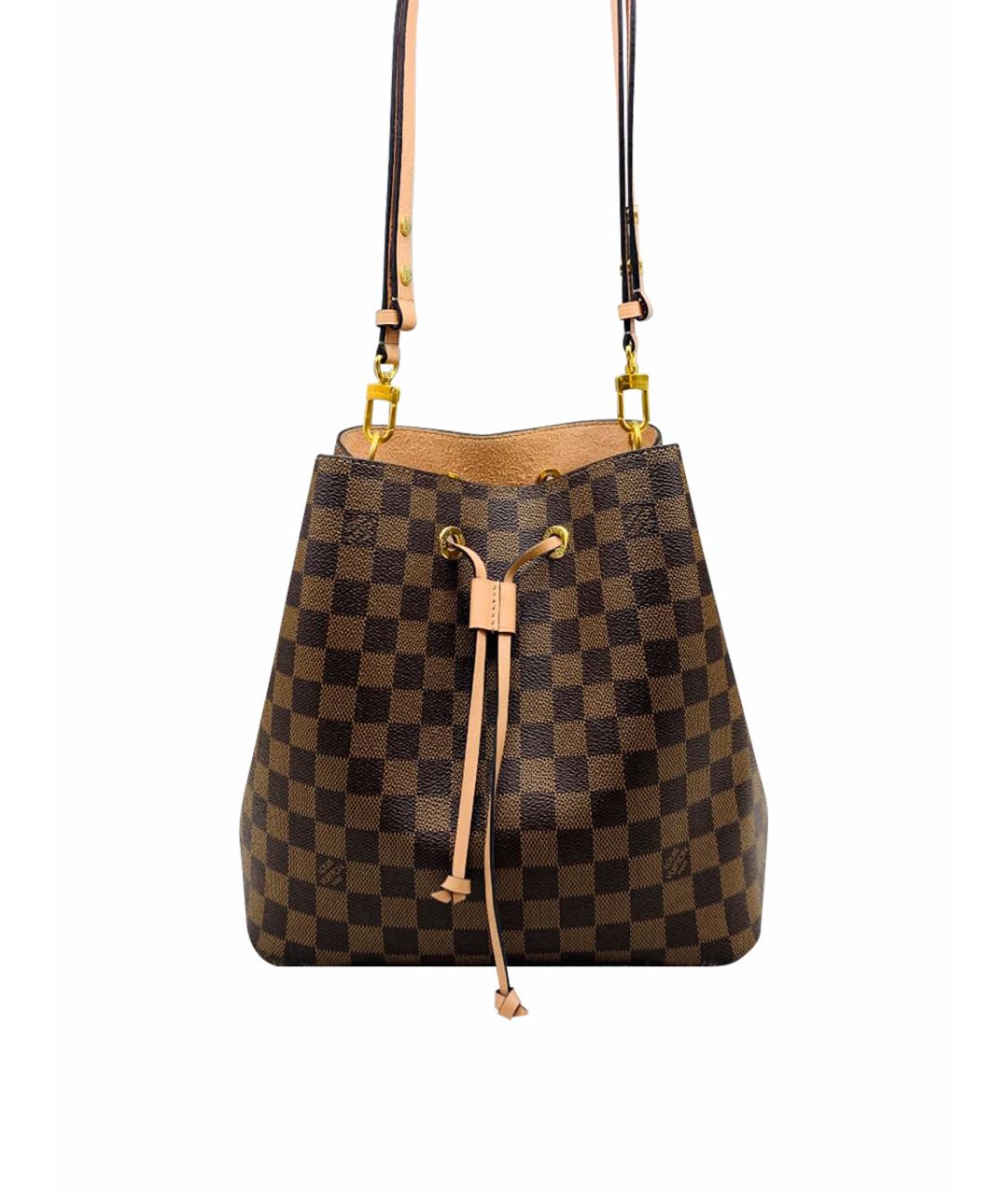 LOUIS VUITTON Коричневая сумка через плечо, фото 1