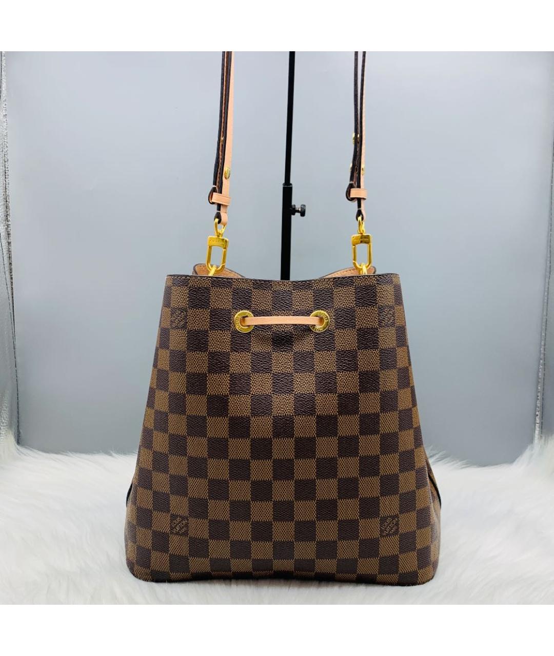 LOUIS VUITTON Коричневая сумка через плечо, фото 3