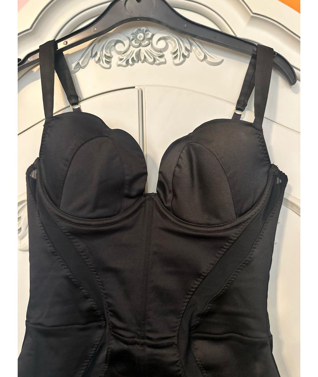 AGENT PROVOCATEUR Черное полиамидовое коктейльное платье, фото 4