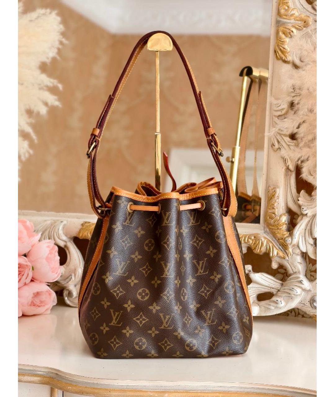 LOUIS VUITTON Коричневая сумка через плечо, фото 3