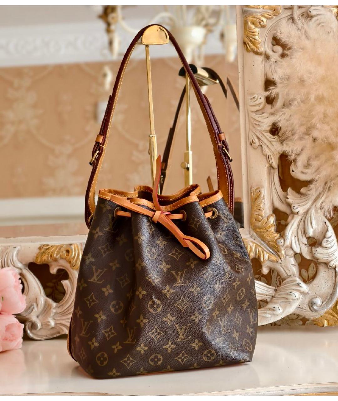 LOUIS VUITTON Коричневая сумка через плечо, фото 2