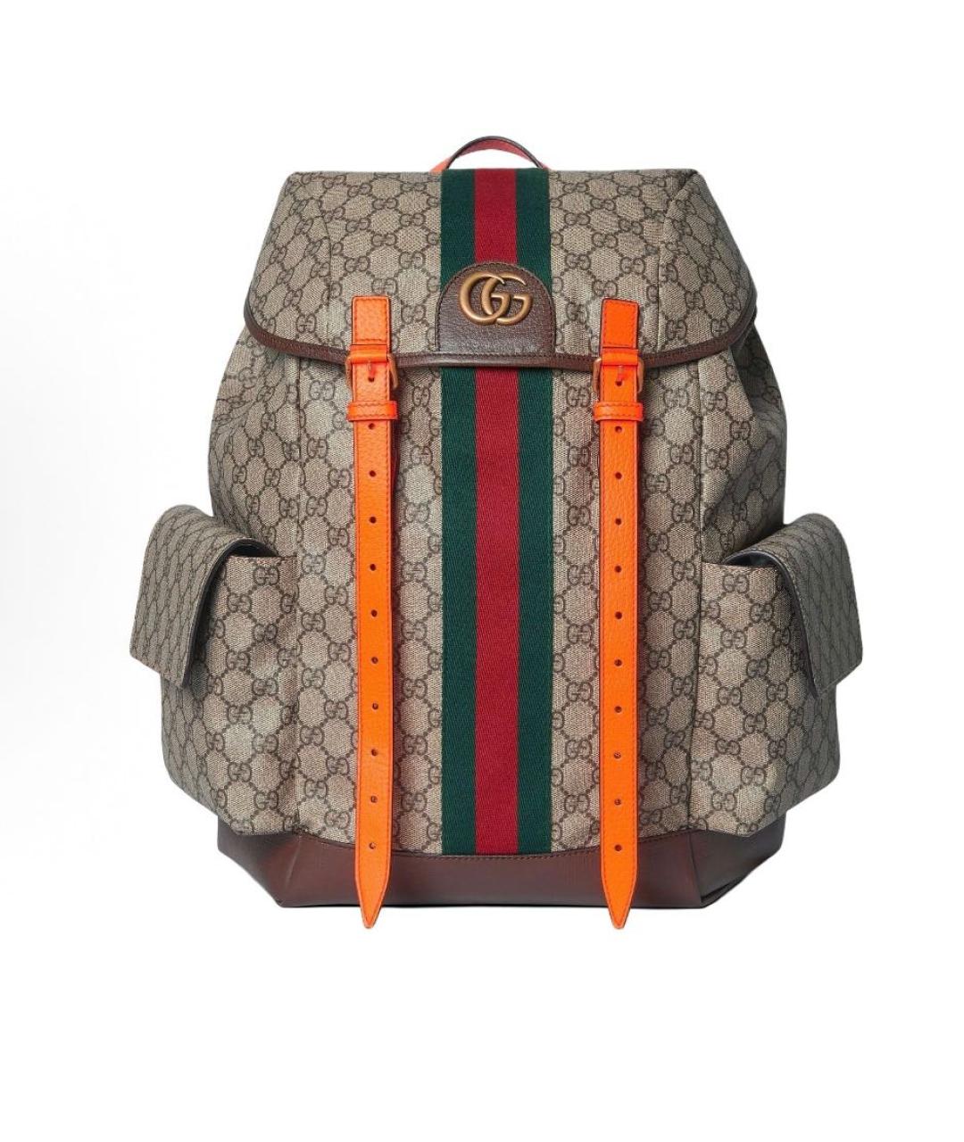 GUCCI Бежевый рюкзак, фото 6