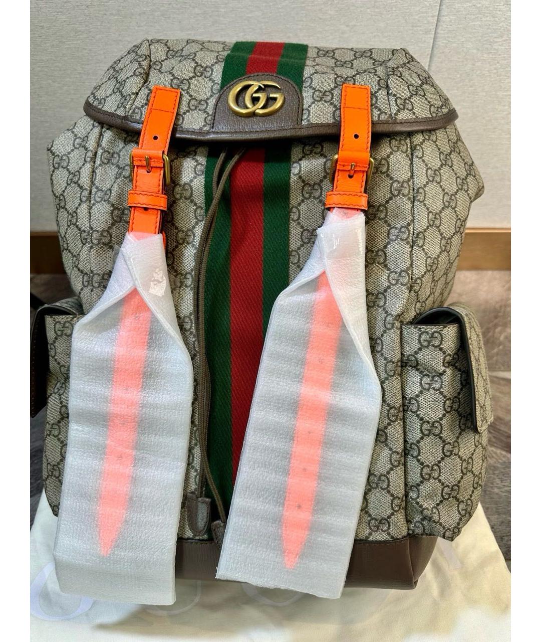 GUCCI Бежевый рюкзак, фото 2