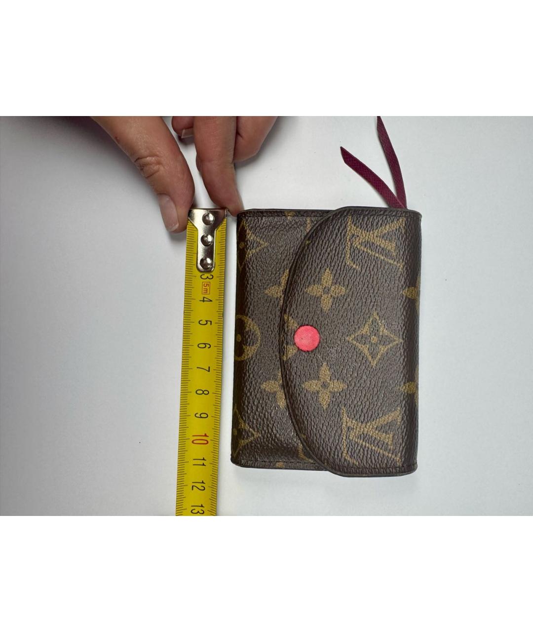 LOUIS VUITTON Коричневый кошелек, фото 8