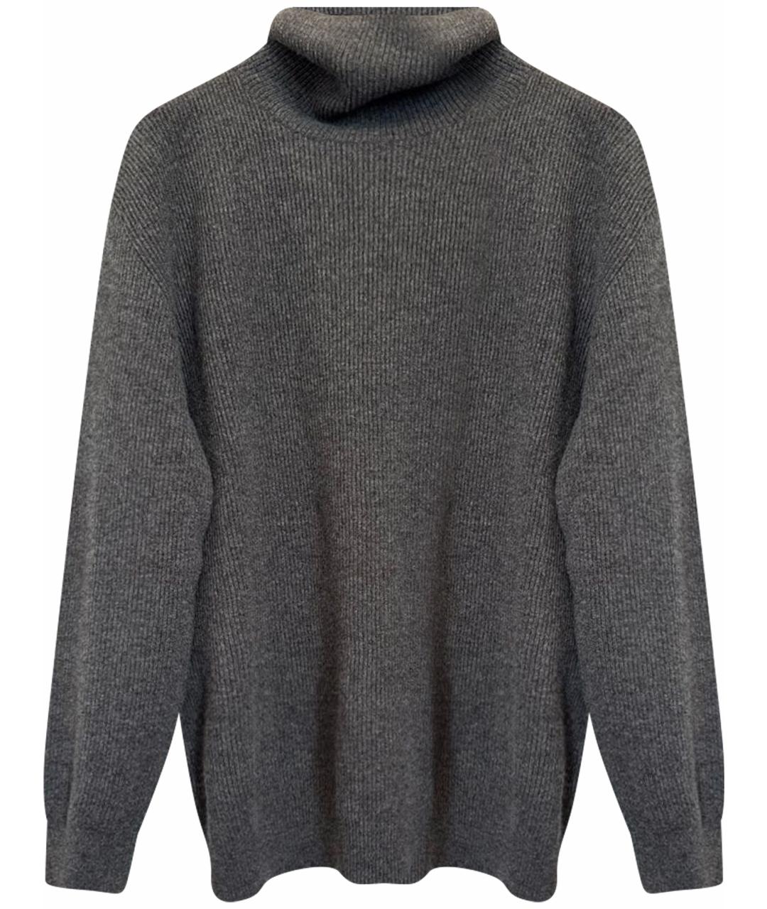BRUNELLO CUCINELLI Антрацитовый кашемировый джемпер / свитер, фото 1