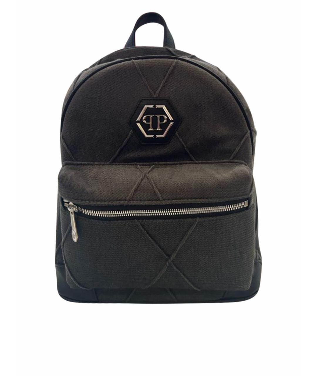 PHILIPP PLEIN Серый рюкзак, фото 1