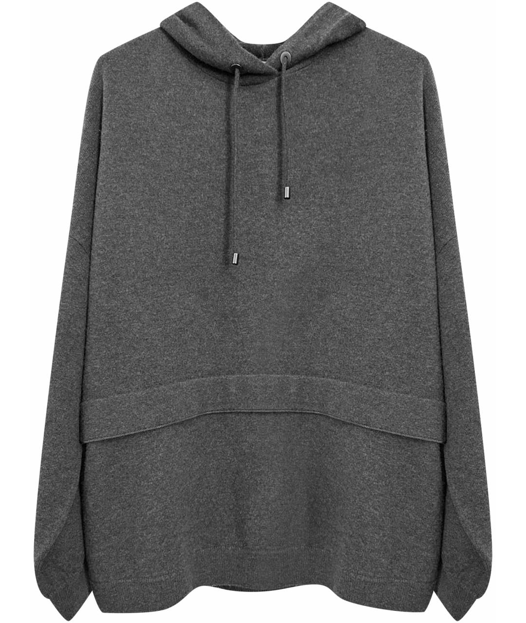 BRUNELLO CUCINELLI Антрацитовый кашемировый джемпер / свитер, фото 1