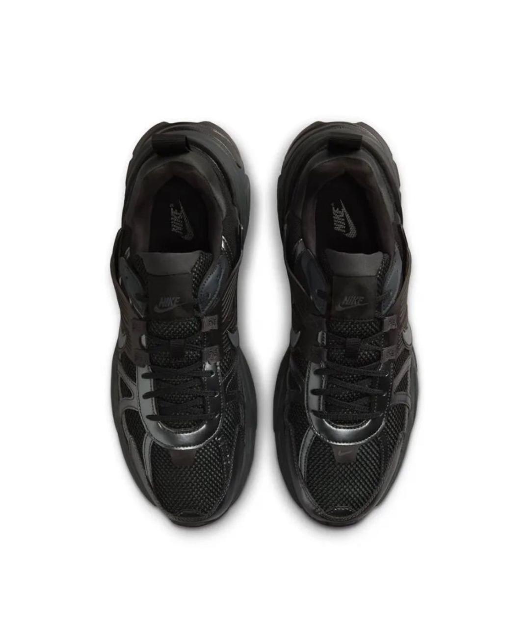 NIKE Черные текстильные низкие кроссовки / кеды, фото 3
