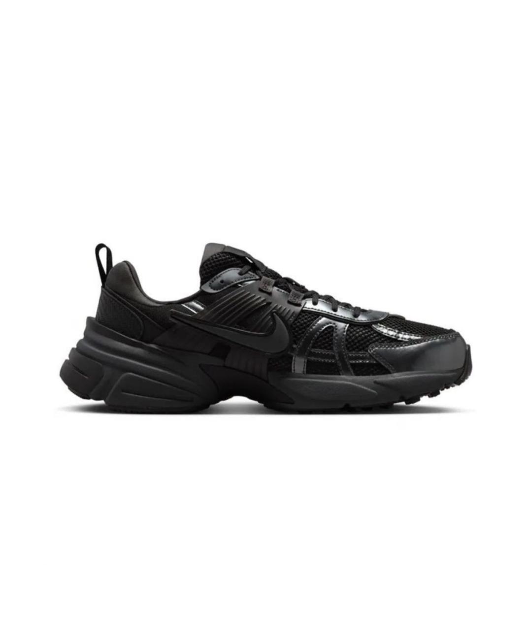 NIKE Черные текстильные низкие кроссовки / кеды, фото 9