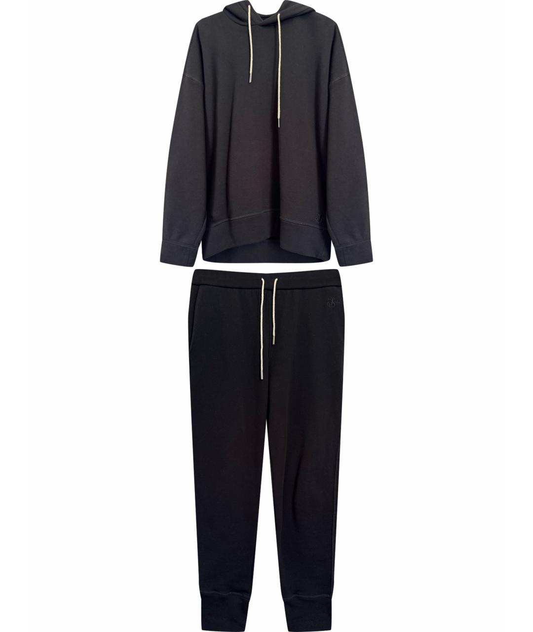JIL SANDER Синий хлопковый костюм с брюками, фото 1