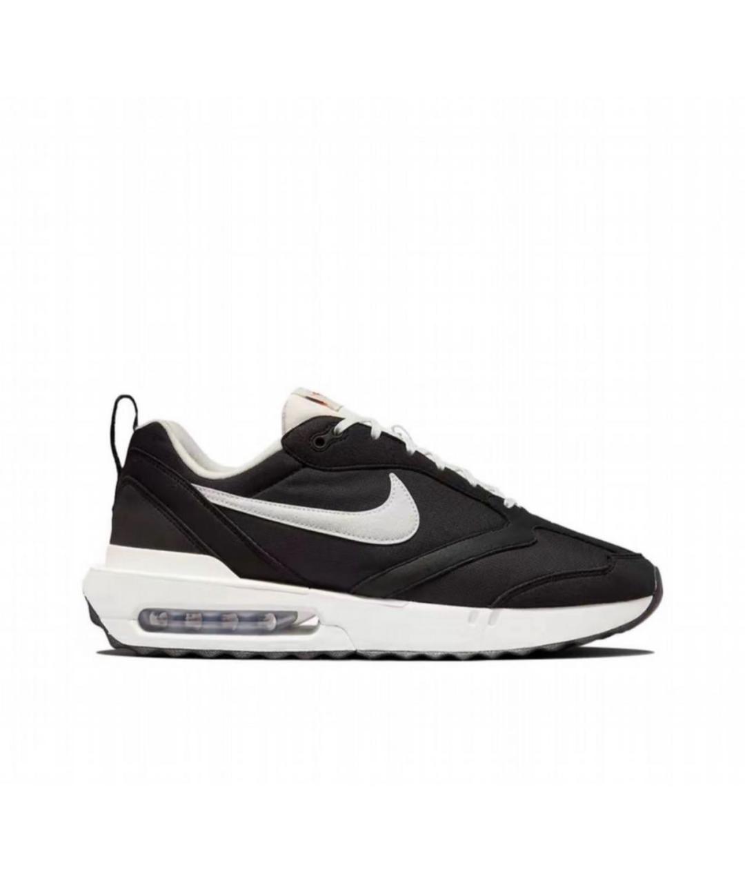 NIKE Черные текстильные низкие кроссовки / кеды, фото 1