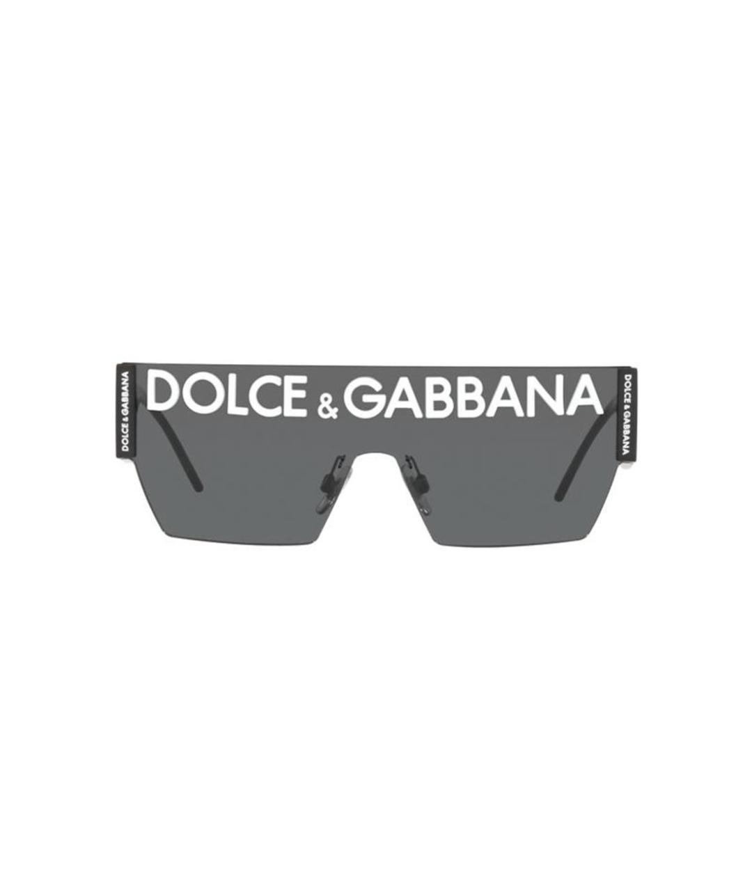 DOLCE&GABBANA Черные пластиковые солнцезащитные очки, фото 2