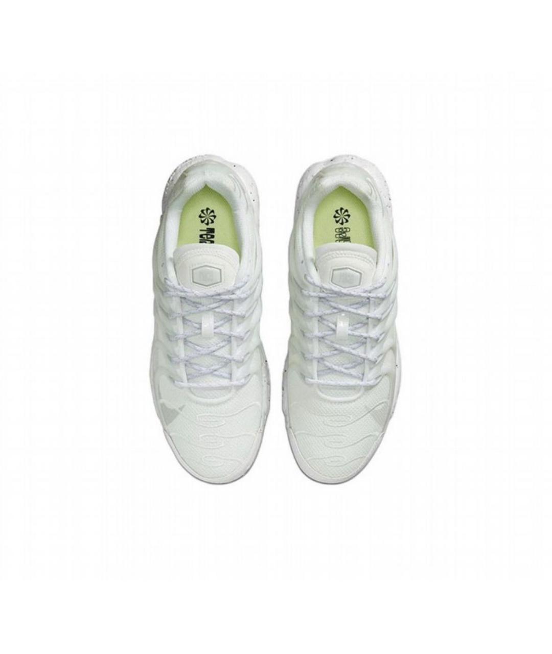 NIKE Белые текстильные низкие кроссовки / кеды, фото 3