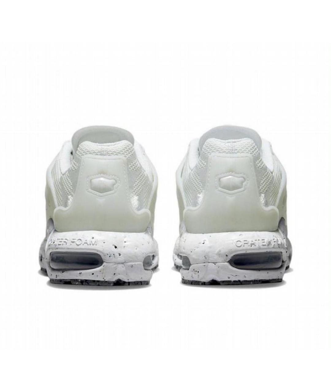 NIKE Белые текстильные низкие кроссовки / кеды, фото 4