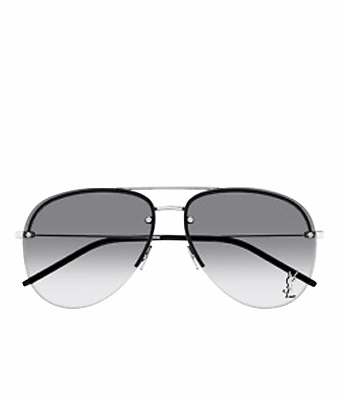 SAINT LAURENT Серебряные солнцезащитные очки, фото 1
