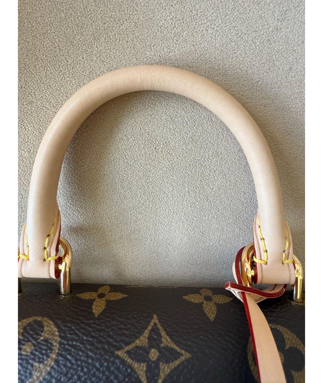 LOUIS VUITTON Коричневая сумка с короткими ручками, фото 6