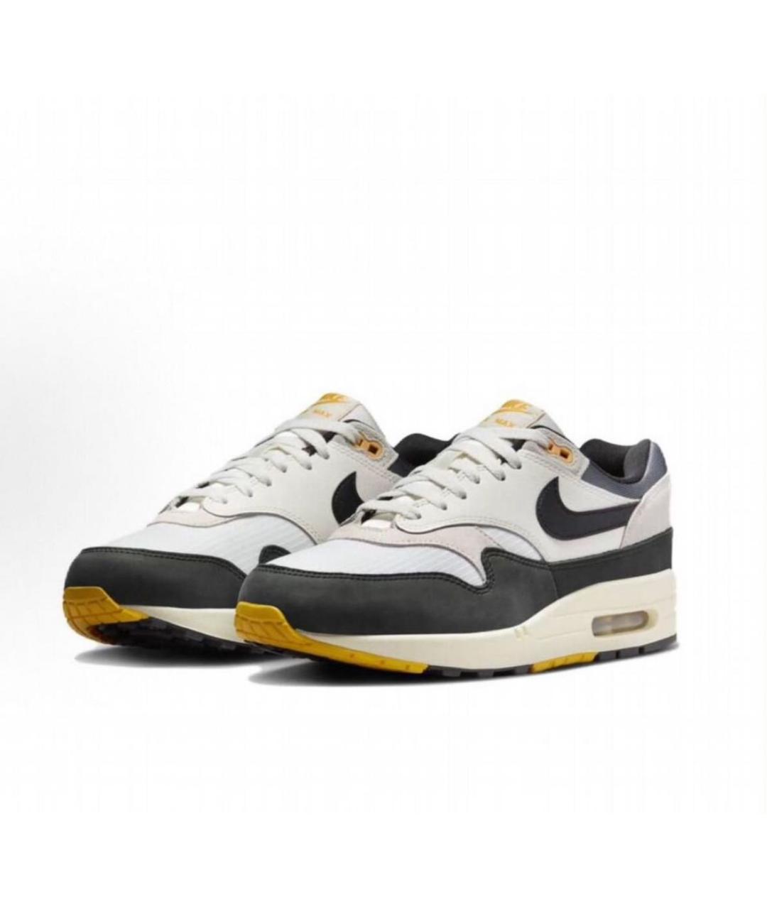 NIKE Белые кожаные низкие кроссовки / кеды, фото 2
