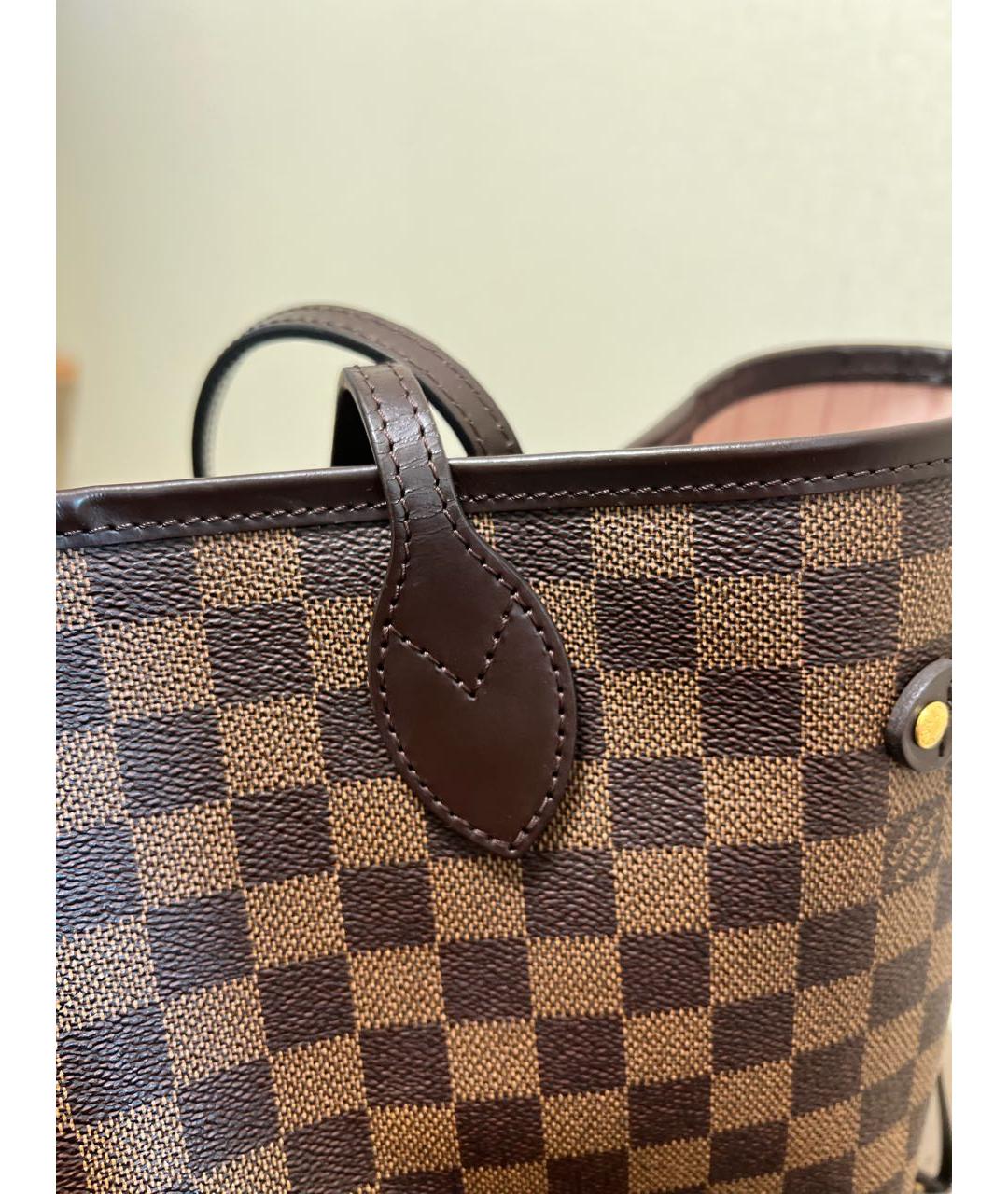 LOUIS VUITTON Коричневая сумка тоут, фото 7