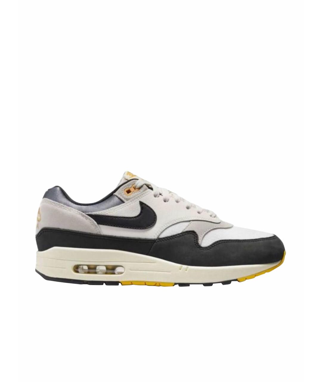NIKE Белые кожаные низкие кроссовки / кеды, фото 1