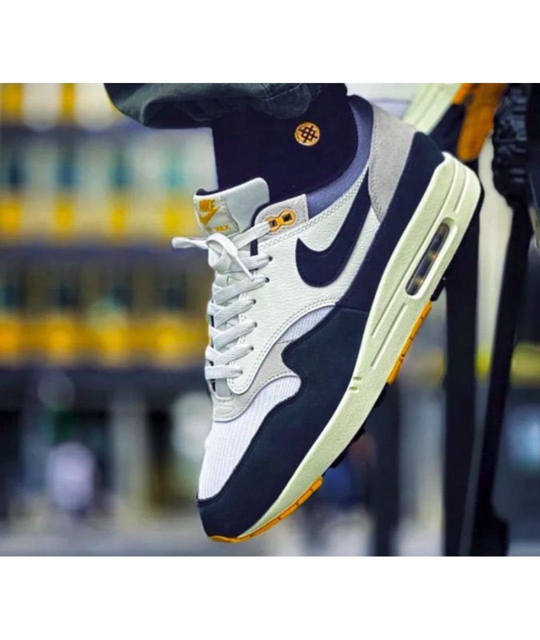 NIKE Белые кожаные низкие кроссовки / кеды, фото 8