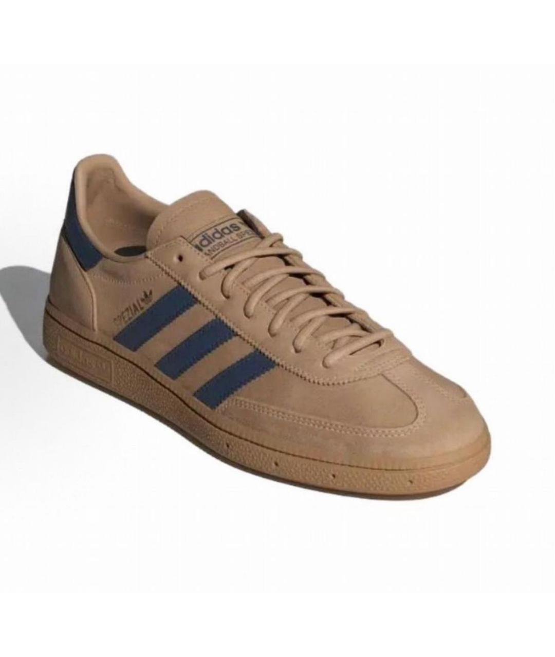 ADIDAS Коричневые замшевые кроссовки, фото 2