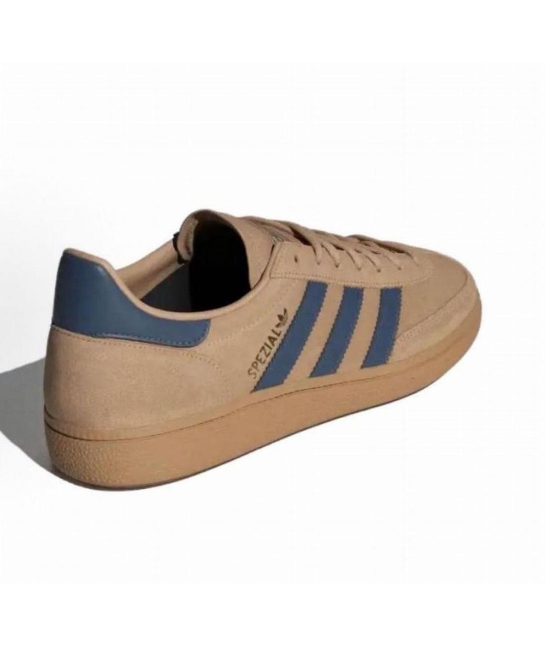 ADIDAS Коричневые замшевые кроссовки, фото 4