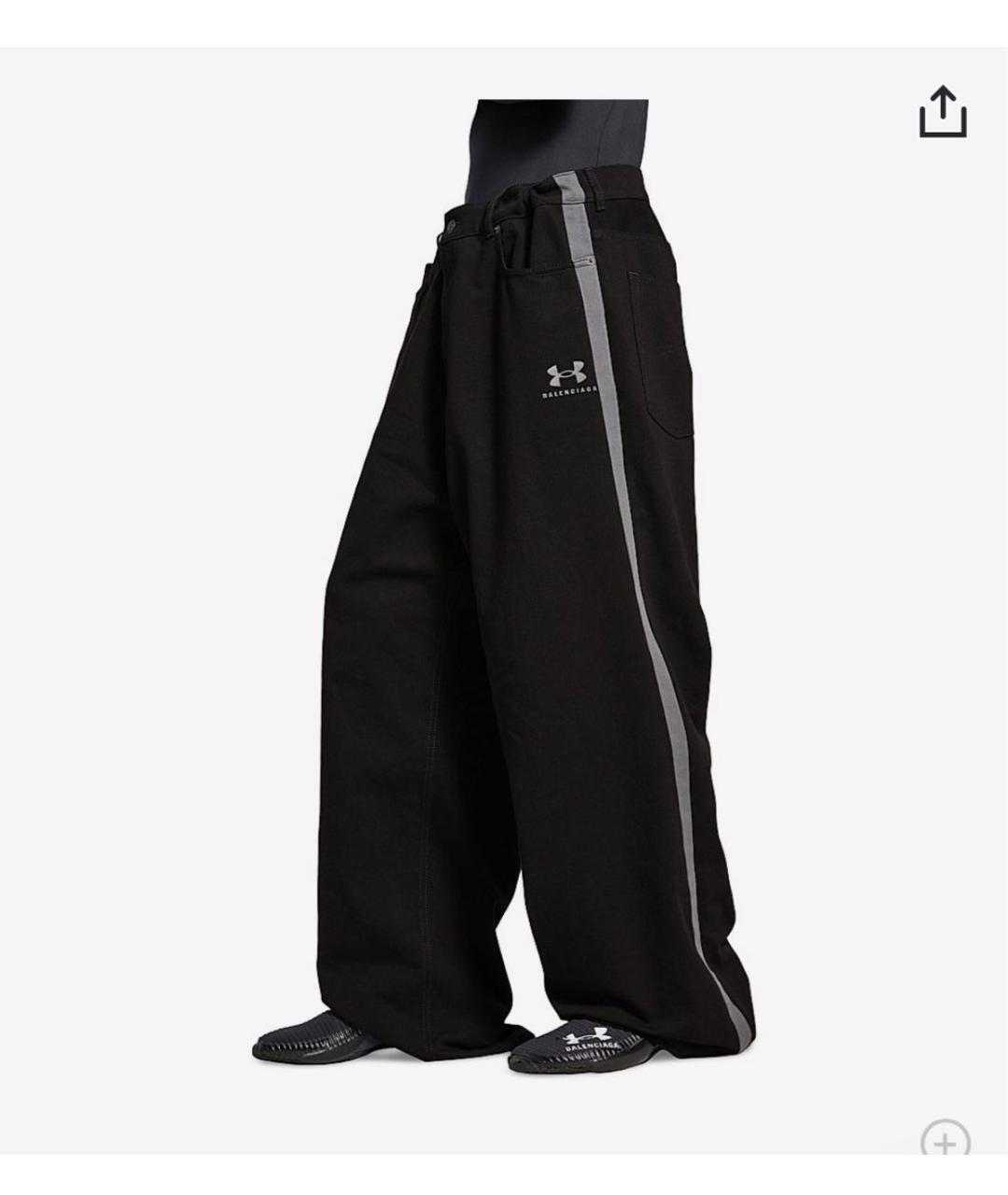BALENCIAGA Черные хлопковые джинсы, фото 3