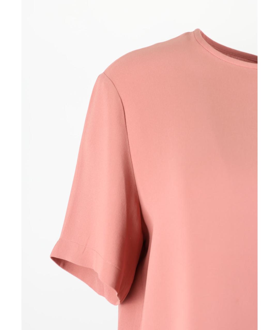 MAX MARA Розовая шелковая блузы, фото 5
