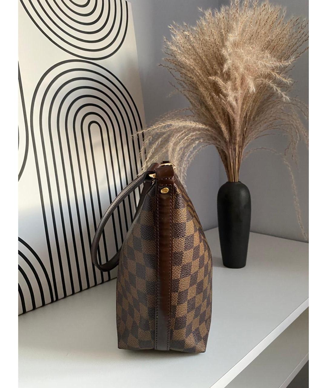 LOUIS VUITTON Коричневая сумка с короткими ручками, фото 2