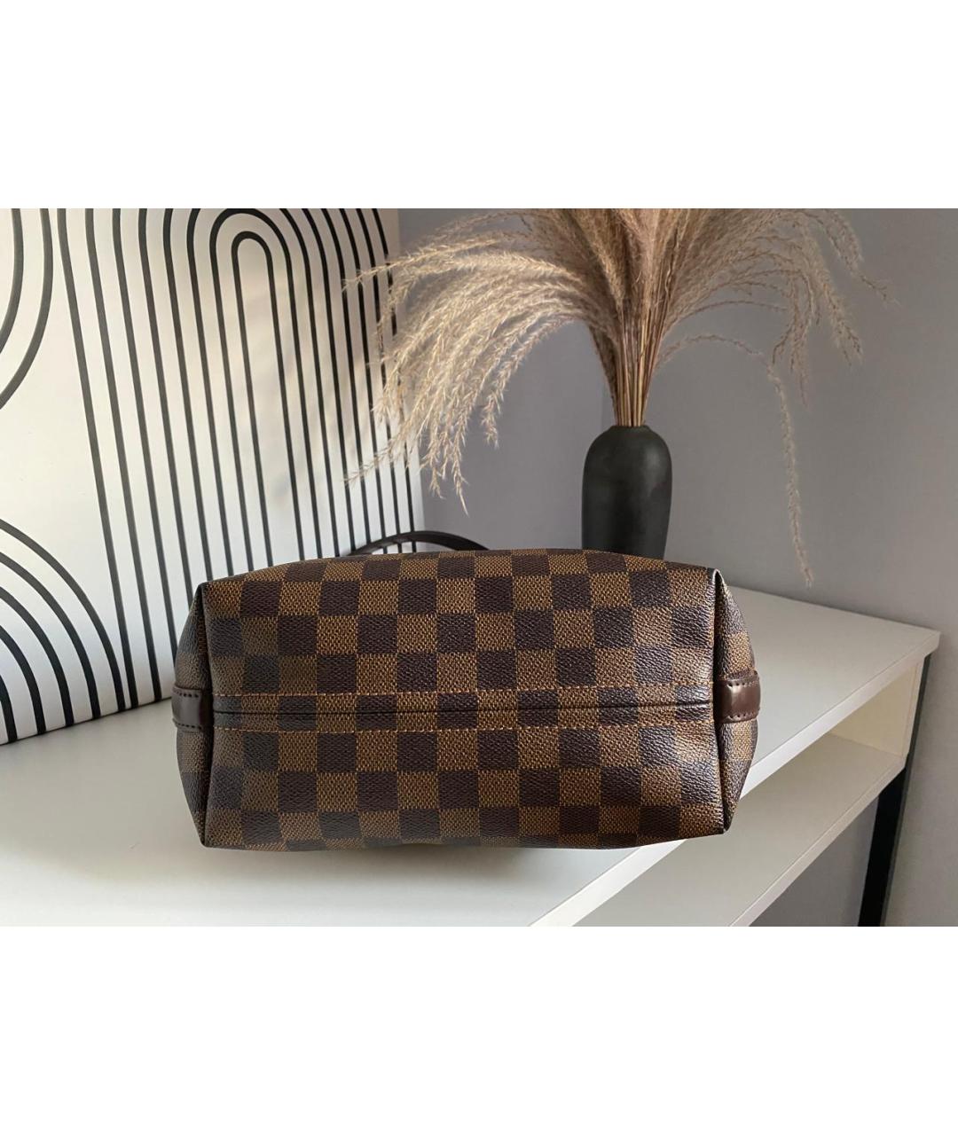 LOUIS VUITTON Коричневая сумка с короткими ручками, фото 3