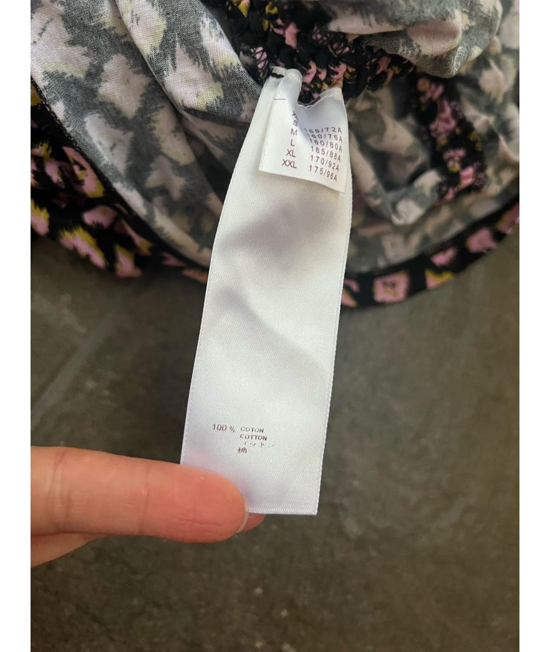 LOUIS VUITTON Хлопковая футболка, фото 4