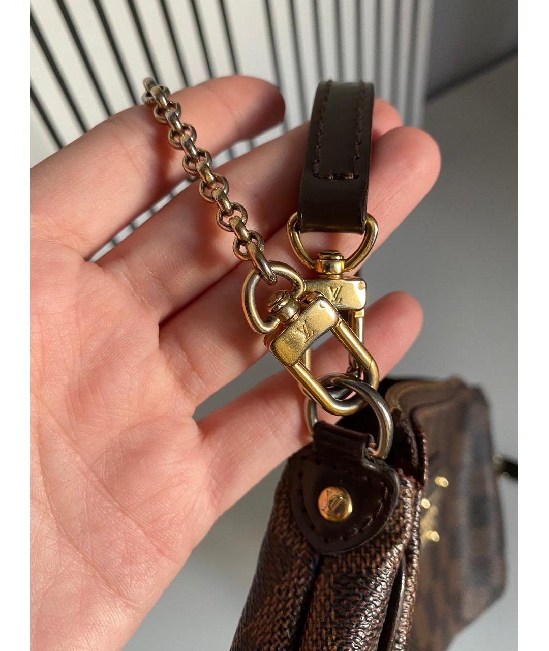 LOUIS VUITTON Коричневая сумка через плечо, фото 4