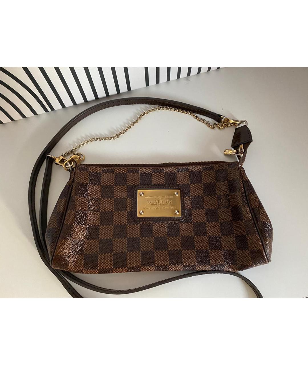 LOUIS VUITTON Коричневая сумка через плечо, фото 6