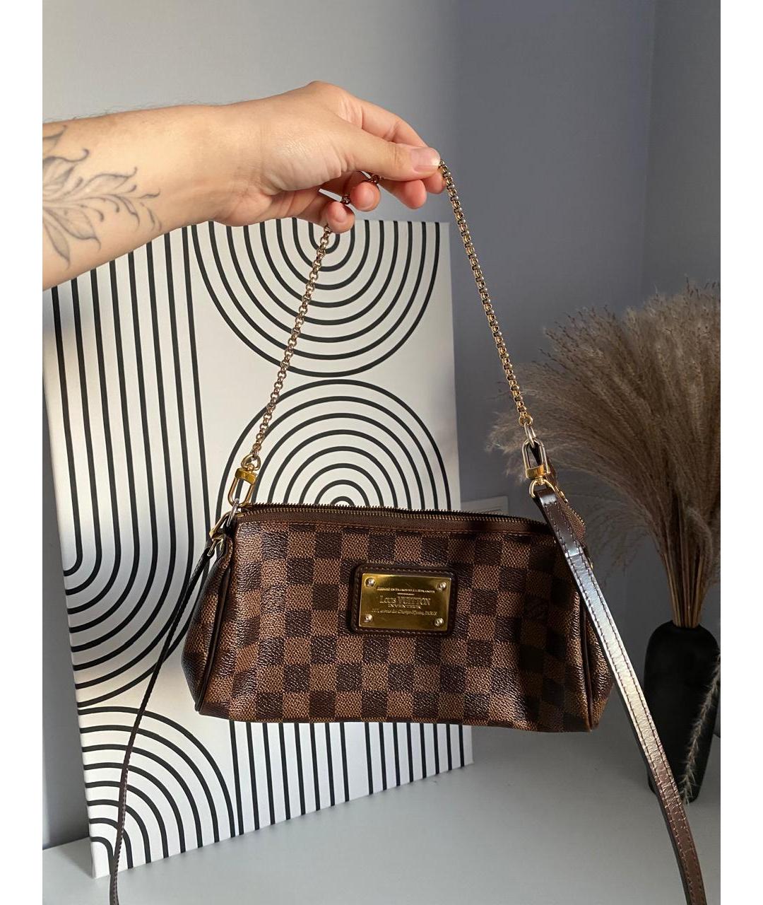 LOUIS VUITTON Коричневая сумка через плечо, фото 3
