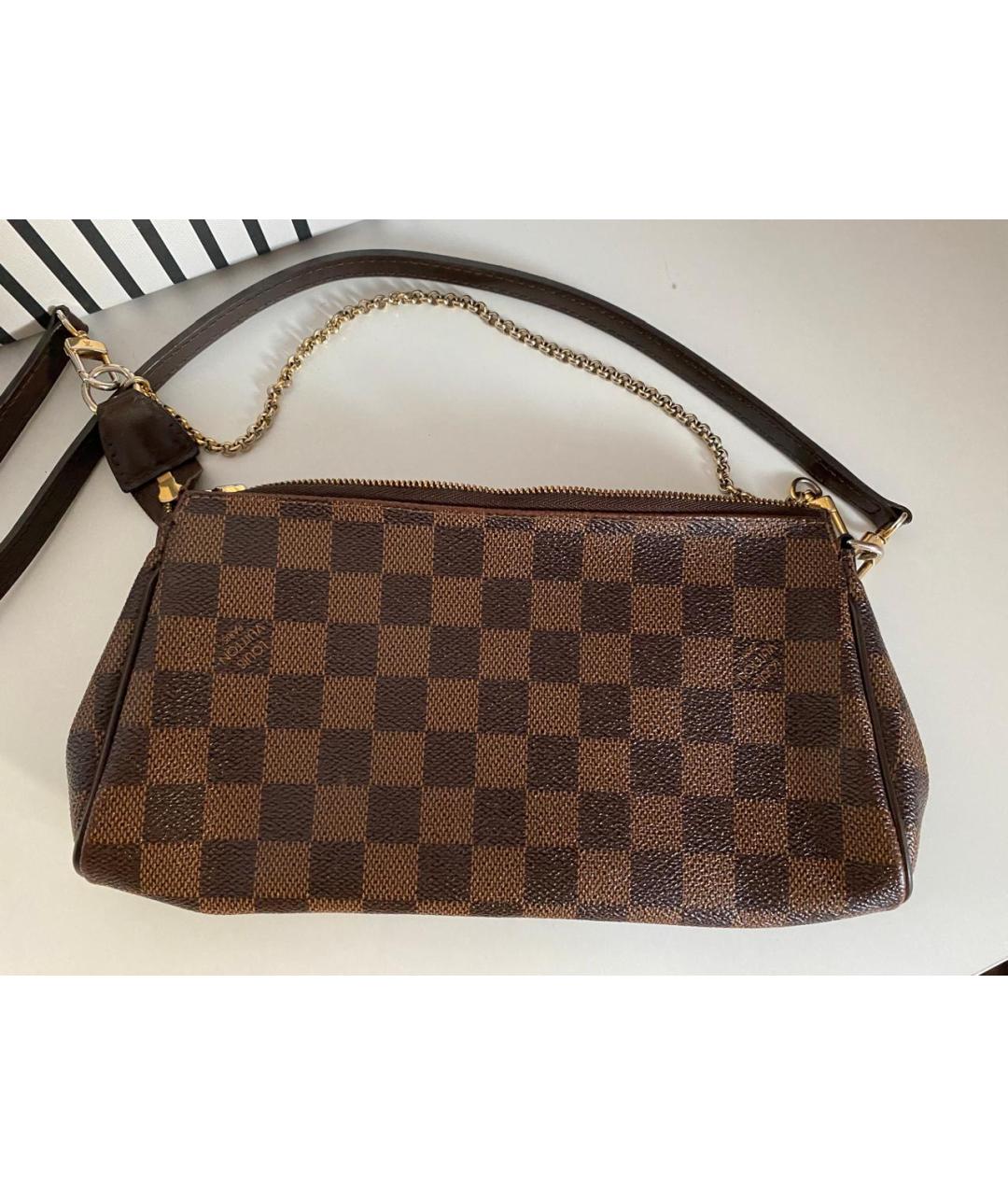 LOUIS VUITTON Коричневая сумка через плечо, фото 2