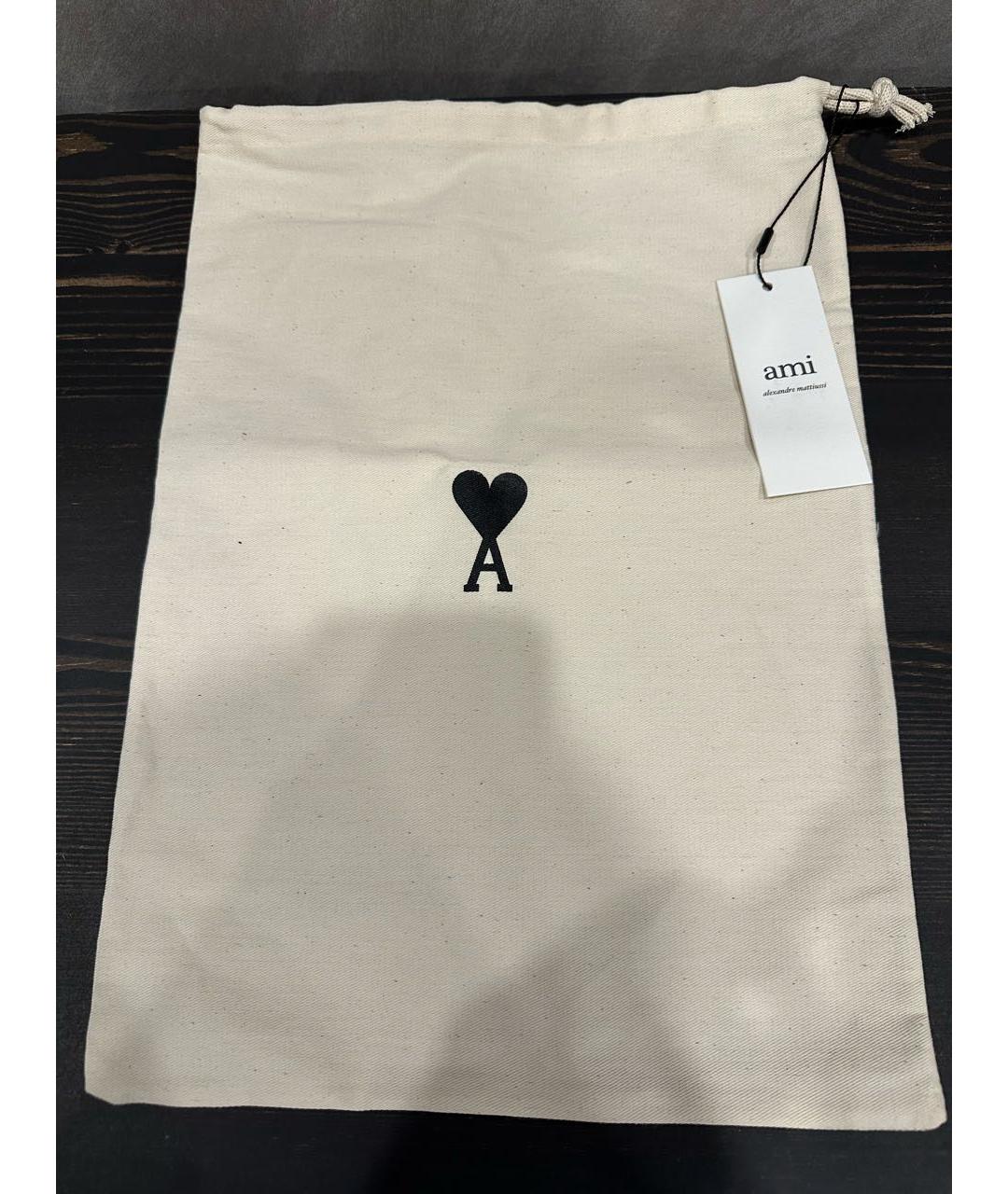 Ami Paris Черная хлопковая шляпа, фото 6