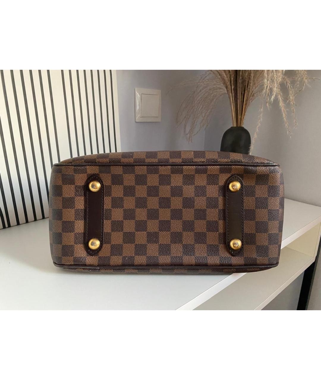 LOUIS VUITTON Коричневая сумка с короткими ручками, фото 3