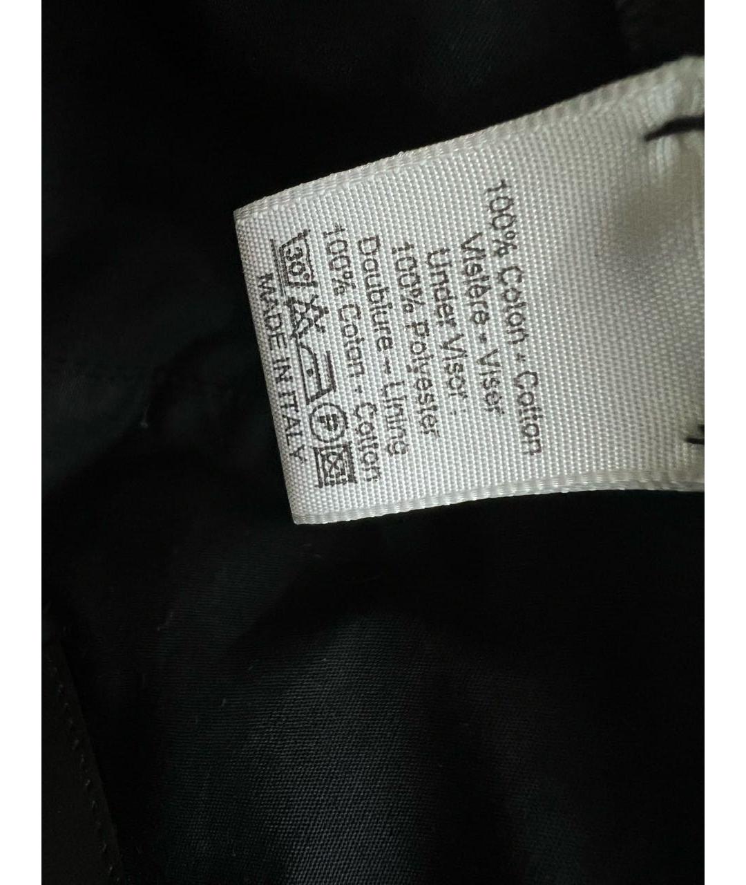 CHANEL Темно-синяя хлопковая кепка, фото 8