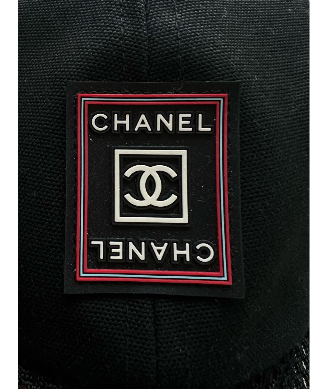 CHANEL Темно-синяя хлопковая кепка, фото 5