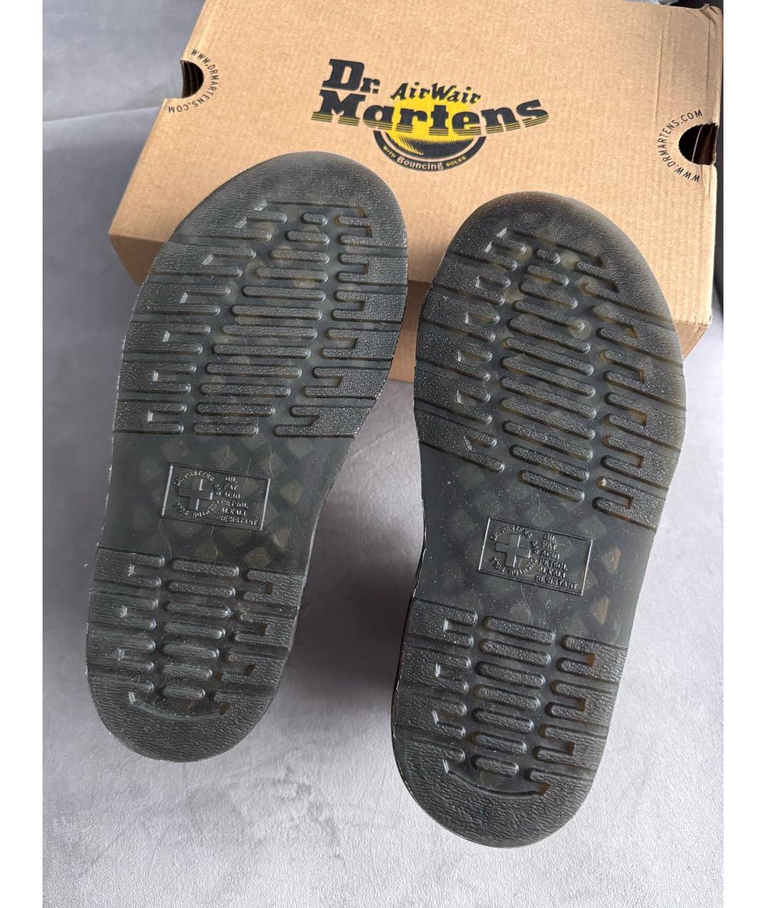 DR. MARTENS Черные кожаные сандалии, фото 6