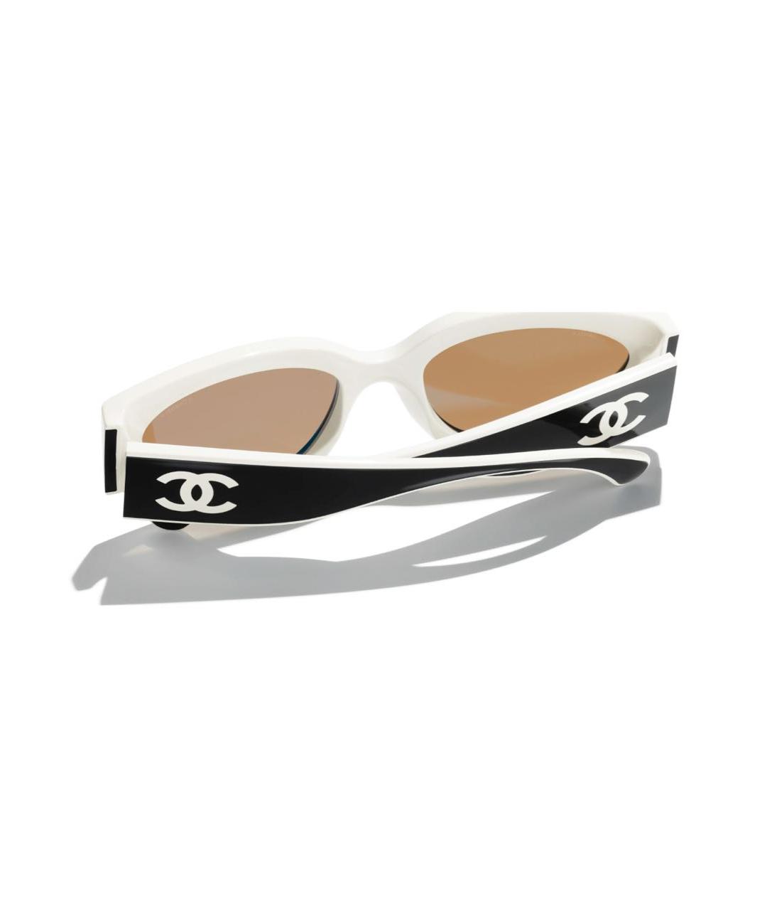 CHANEL Черные пластиковые солнцезащитные очки, фото 4