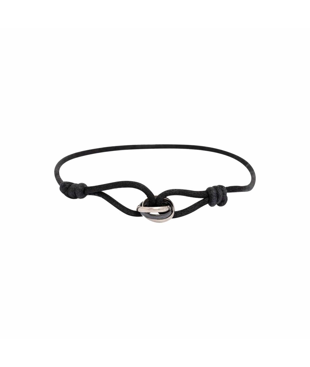 CARTIER Черный браслет из белого золота, фото 1