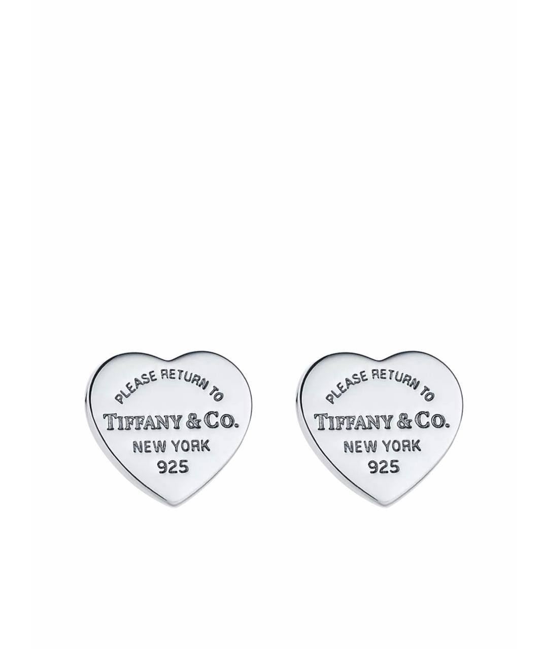 TIFFANY&CO Серебряные серебряные серьги, фото 1