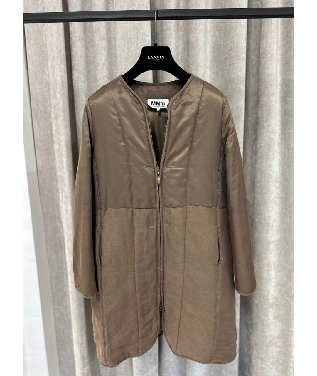 MM6 MAISON MARGIELA Коричневая куртка, фото 2