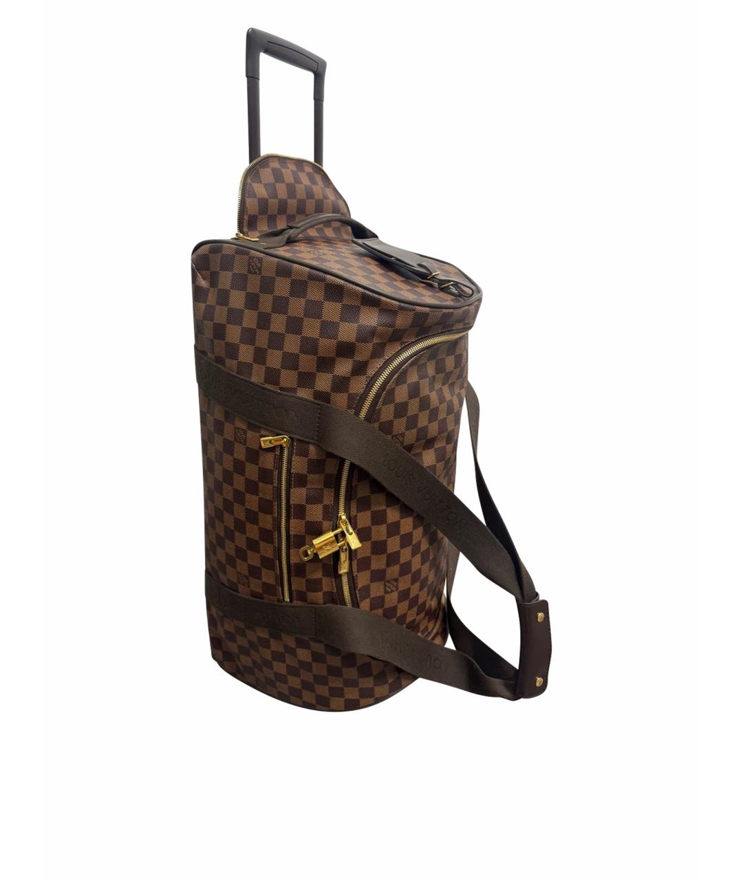 LOUIS VUITTON Коричневый чемодан, фото 9