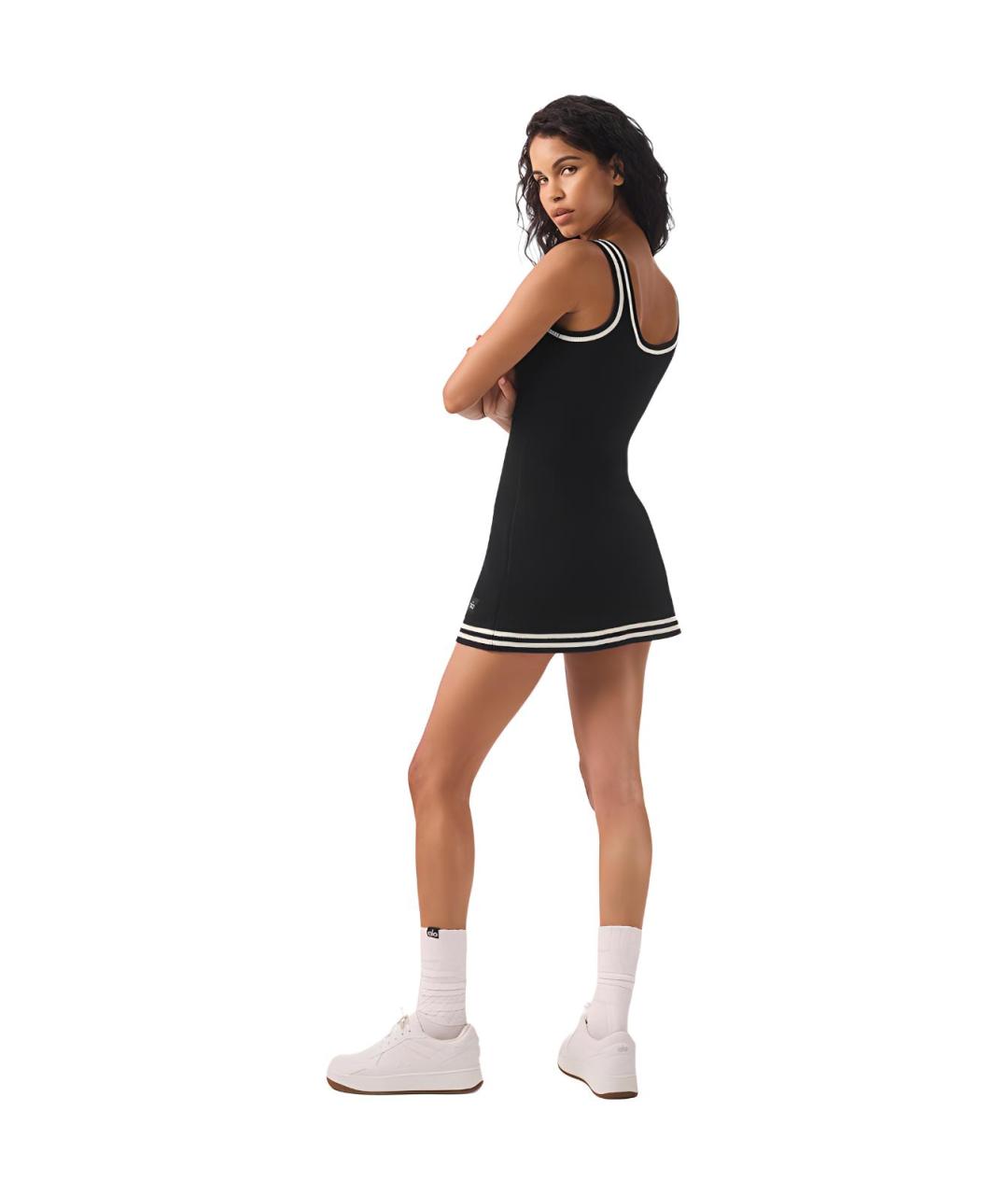 ALO YOGA Черное повседневное платье, фото 3