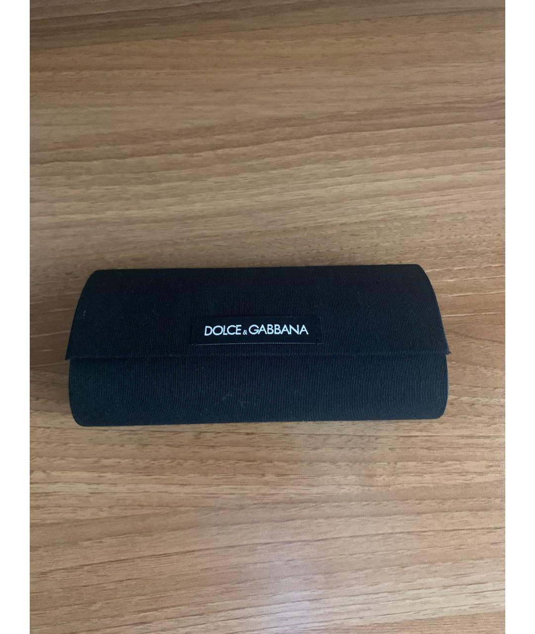 DOLCE&GABBANA Коричневые пластиковые солнцезащитные очки, фото 7