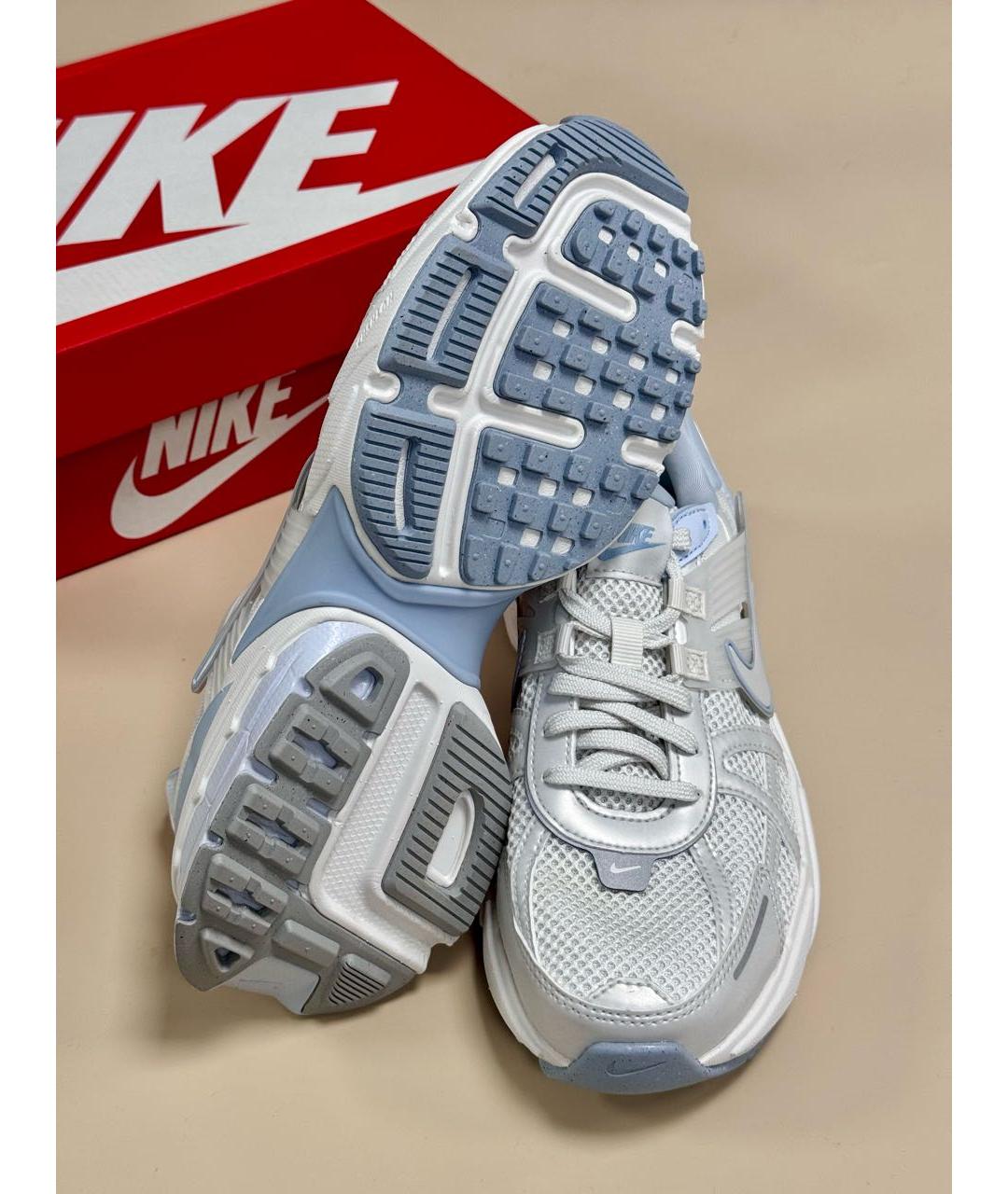 NIKE Голубые текстильные кроссовки, фото 7